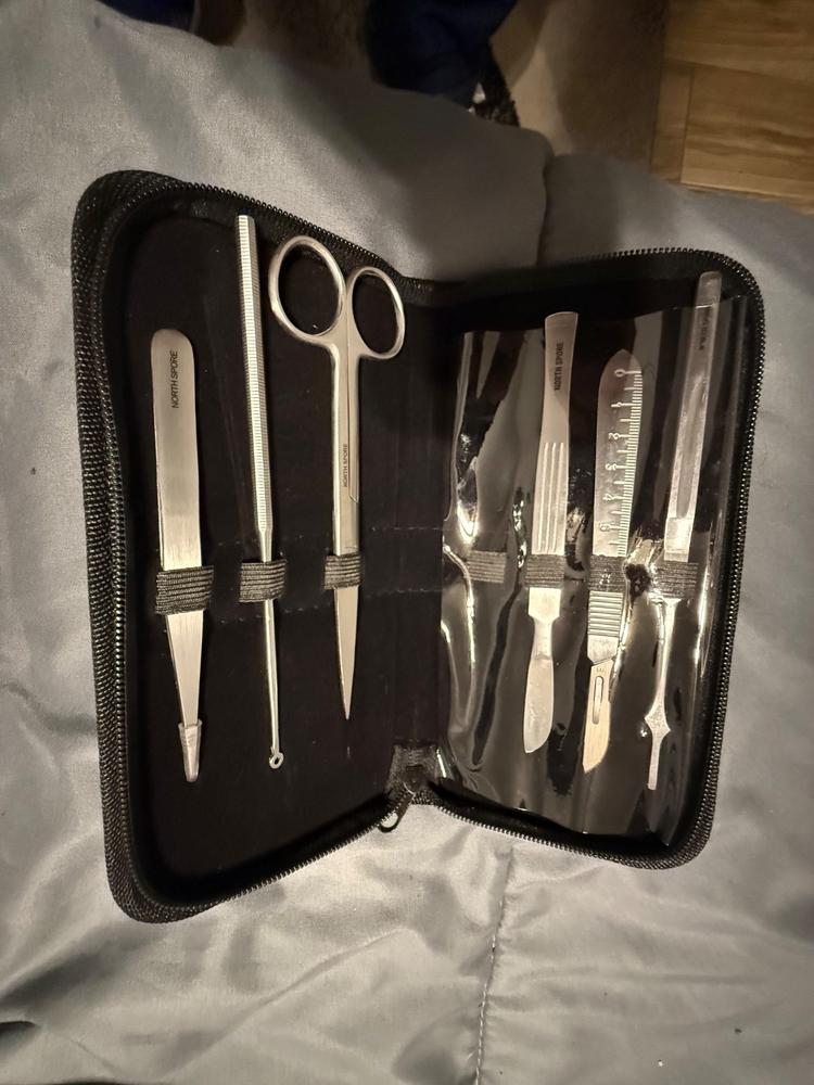 7 pc. Stainless Steel Mycology Lab Instrument Set - Customer Photo From Sheridan Roebuck