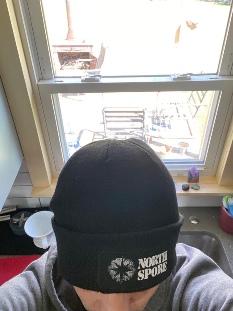 Black North Spore Logo Beanie Hat - Customer Photo From Chad Wrobel