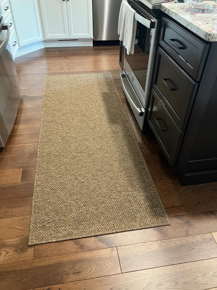 The Innerweave - Tigers Eye (Natural) Area Mat - Customer Photo From Kristie Hammill