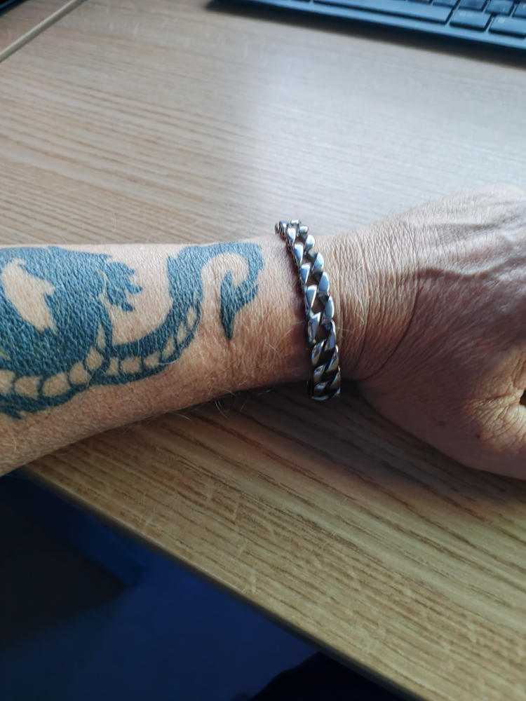 Forclet Oldalán Díszes karkötő - Ezüst - Customer Photo From Anonymous