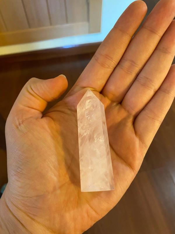 Cristal de Protection en Quartz Rose - Customer Photo From Samantha