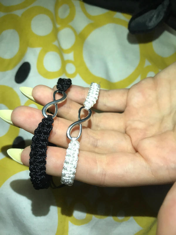 Bracelet couple infini - Customer Photo From Marie
