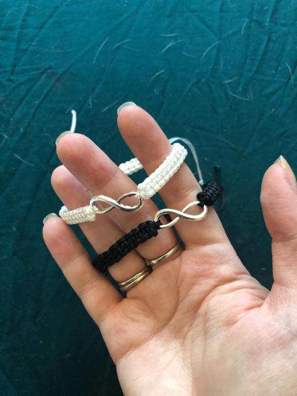 Bracelet couple infini - Customer Photo From delphine