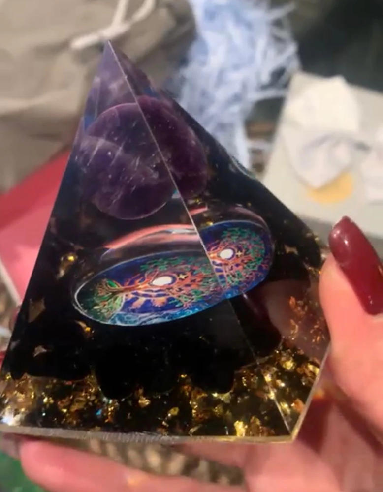 Orgonite boule d’améthyste - Customer Photo From Camille