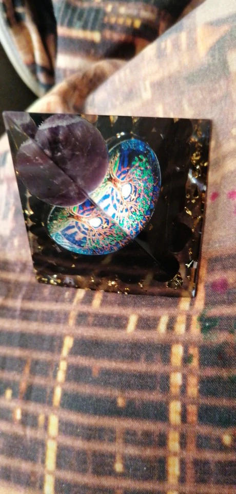 Orgonite boule d’améthyste - Customer Photo From weety