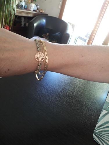 Bracelet Arbre de vie en Pierre de Jaspe - Customer Photo From Emie