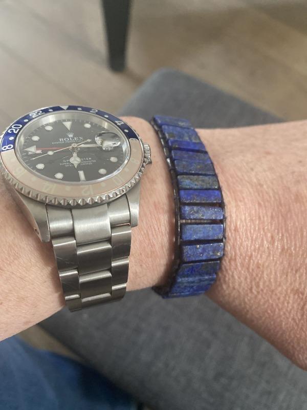 Bracelet Dynamisme en Lapis Lazuli - Customer Photo From Christian m