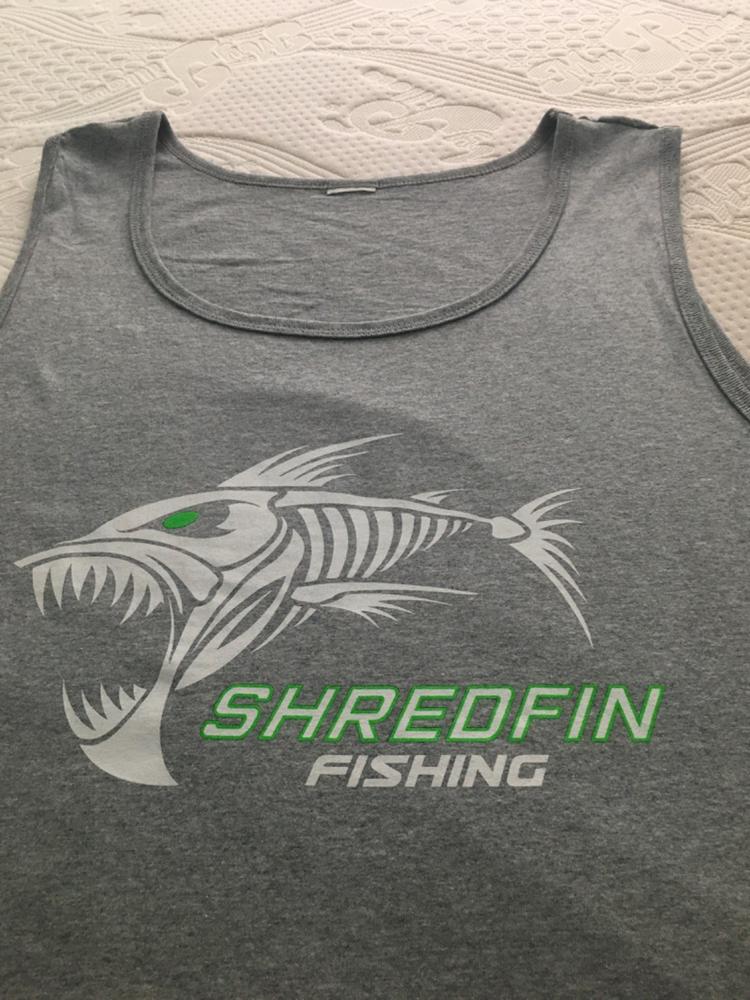 ShredFin Tank Top (White/Neon Green Logo) - Customer Photo From Mary Kamrath