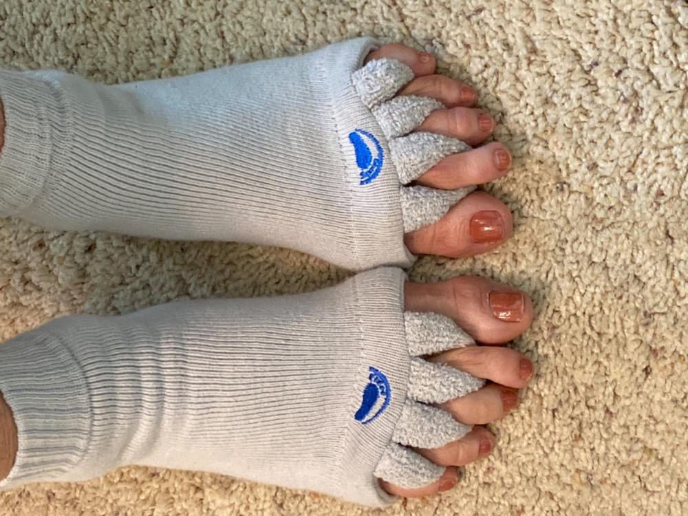 Light Grey Foot Alignment Socks - Customer Photo From Anonymous