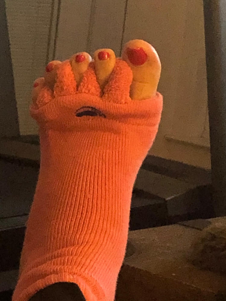 Pink Foot Alignment Socks - Customer Photo From Anonymous