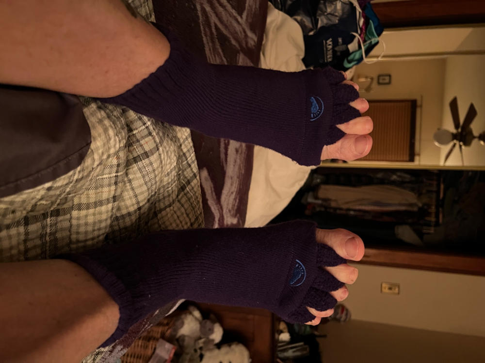 Multi Color Foot Alignment Socks - Customer Photo From Anonymous