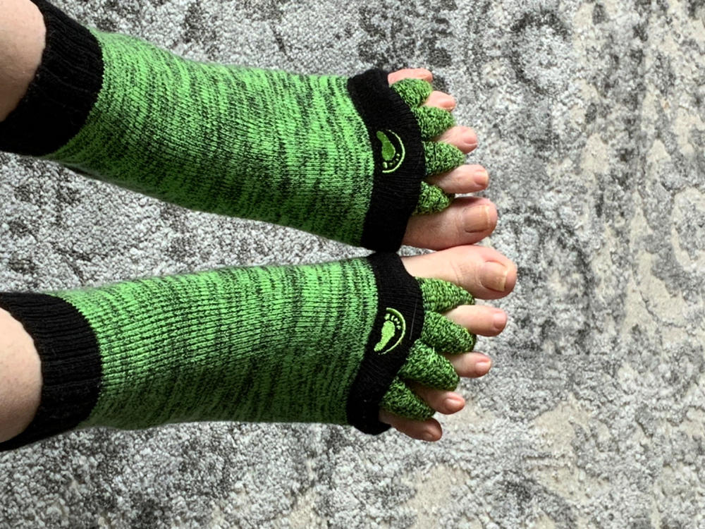 Green Foot Alignment Socks - Customer Photo From Anonymous
