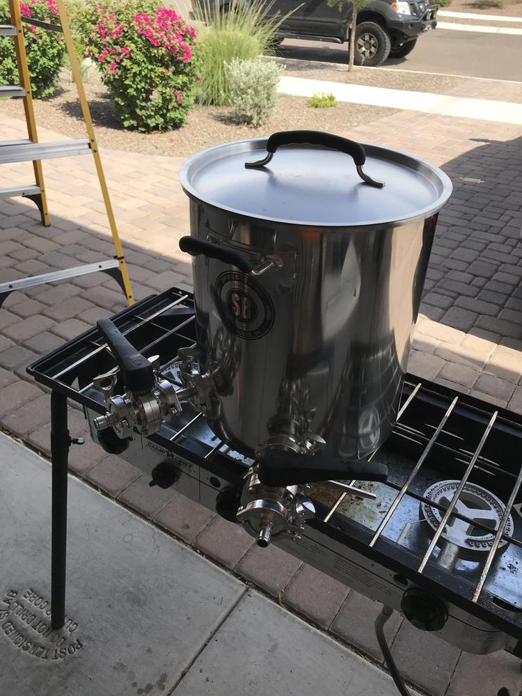 V4 - 10 Gallon Spike+ Brew Kettle - Customer Photo From Lance M.