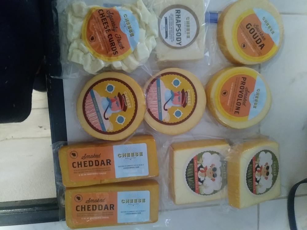 Wisconsin Cheese and Treats Subscription Box - Customer Photo From Donna Takach