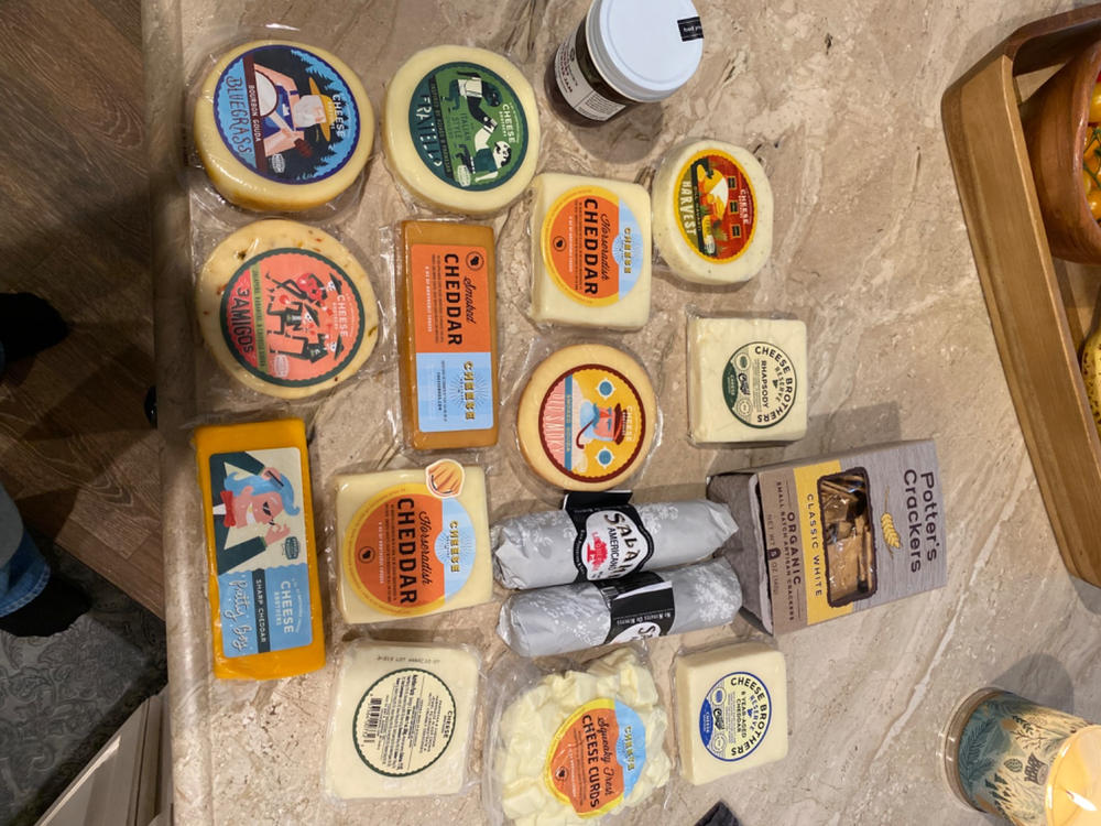 Deluxe "Best Gifts Are Cheesy" Holiday Gift Pack - Customer Photo From James Taylor