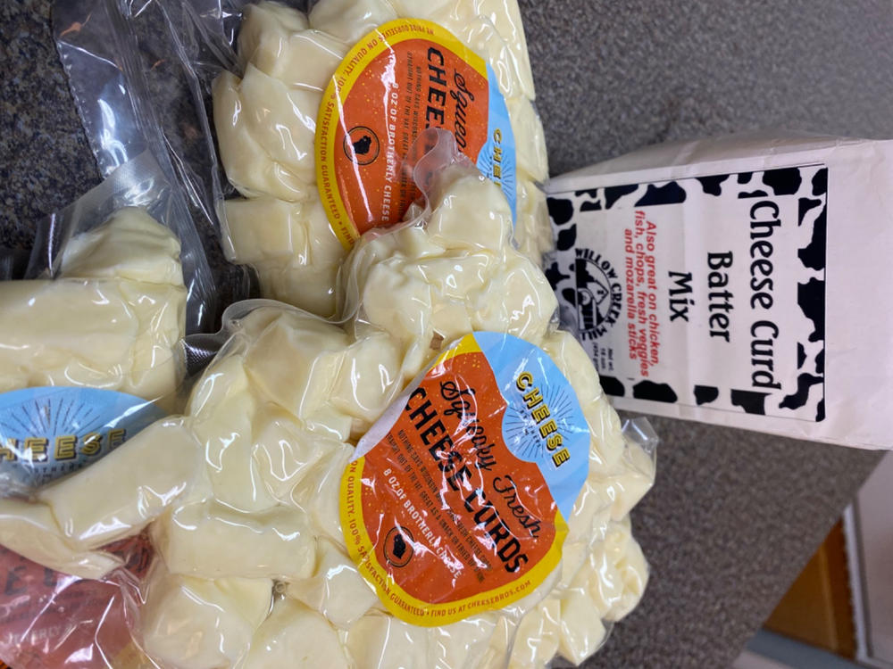 Wisconsin Cheese Curds and Batter Mix Combo Pack - Customer Photo From Ruth Myers