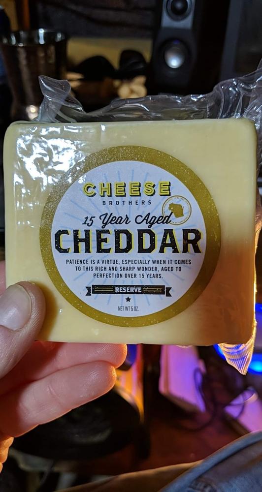 8-Year-Aged Cheddar - Customer Photo From David T Pagel