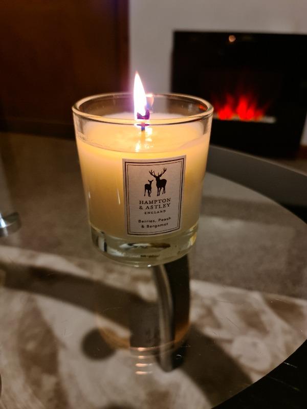 Luxury Scented Large Candle 235g, Bergamot, Rose and Lavender - Customer Photo From Gamuchirai G.