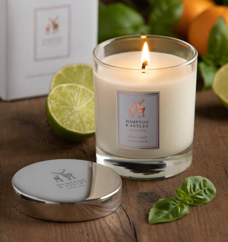 Luxury Scented Large Candle 235g, Bergamot, Rose and Lavender - Customer Photo From Nancy D.