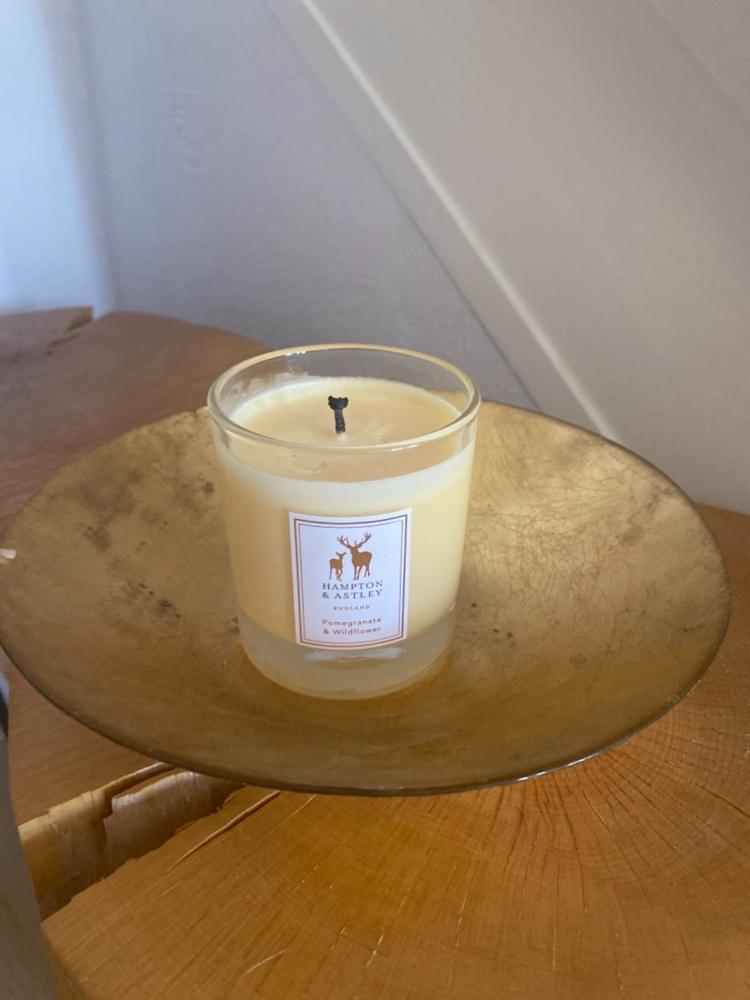 Luxury Scented Large Candle 235g, Pomegranate and Wildflower - Customer Photo From Jan P.