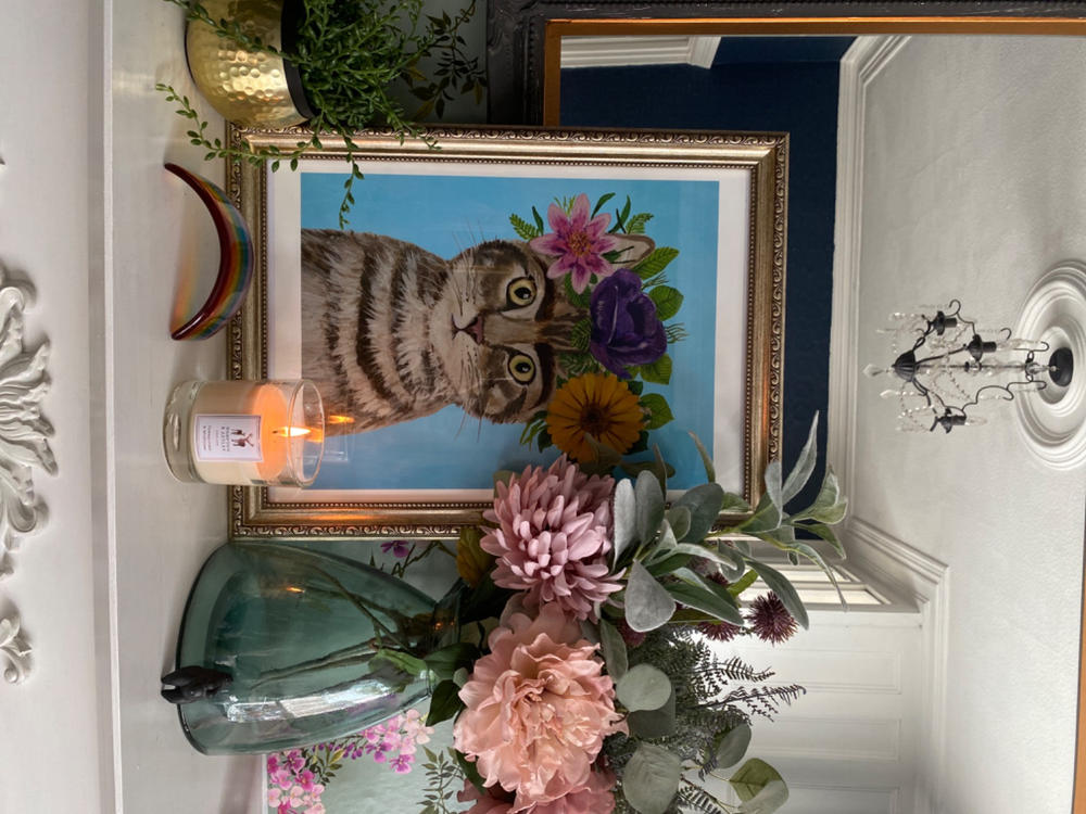 Luxury Scented Large Candle 235g, Pomegranate and Wildflower - Customer Photo From Verity Jones
