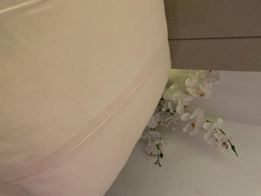 Egyptian Cotton 500 Thread Count Sateen Luxury Duvet Cover and Two Standard Pillowcases, Pink - Customer Photo From Pearl I.