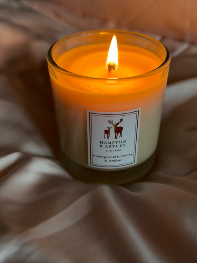 Luxury Scented Large Candle 235g, Pomegranate, Honey and Amber - Customer Photo From Aimee R.