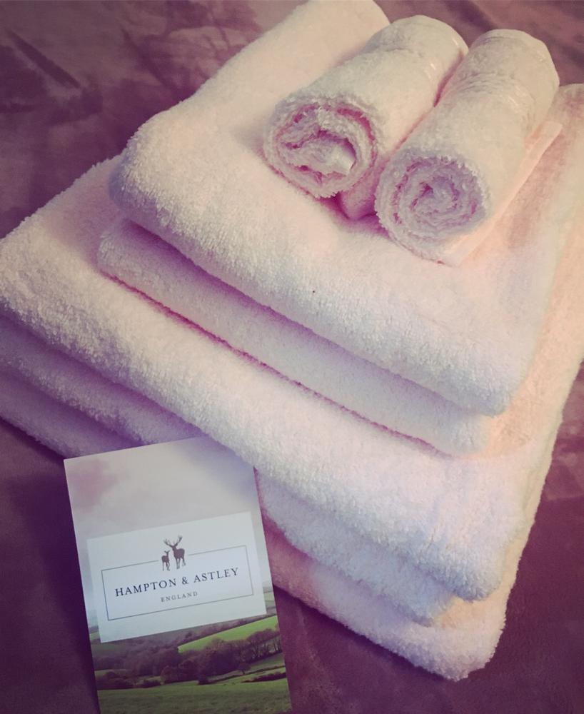 Egyptian Cotton 7 Piece Luxury Bath Towel Set, Pink - Customer Photo From Morgan B.