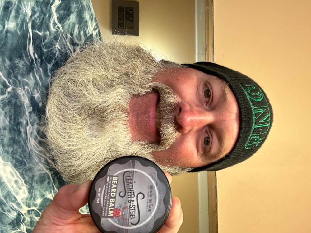 Leather & Steel Crafted & Poured Beard Balm - Customer Photo From Tim Greene