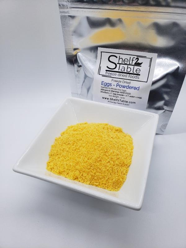 Freeze Dried Powdered Whole Eggs - Raw Scrambled - Customer Photo From Todd Feirrell
