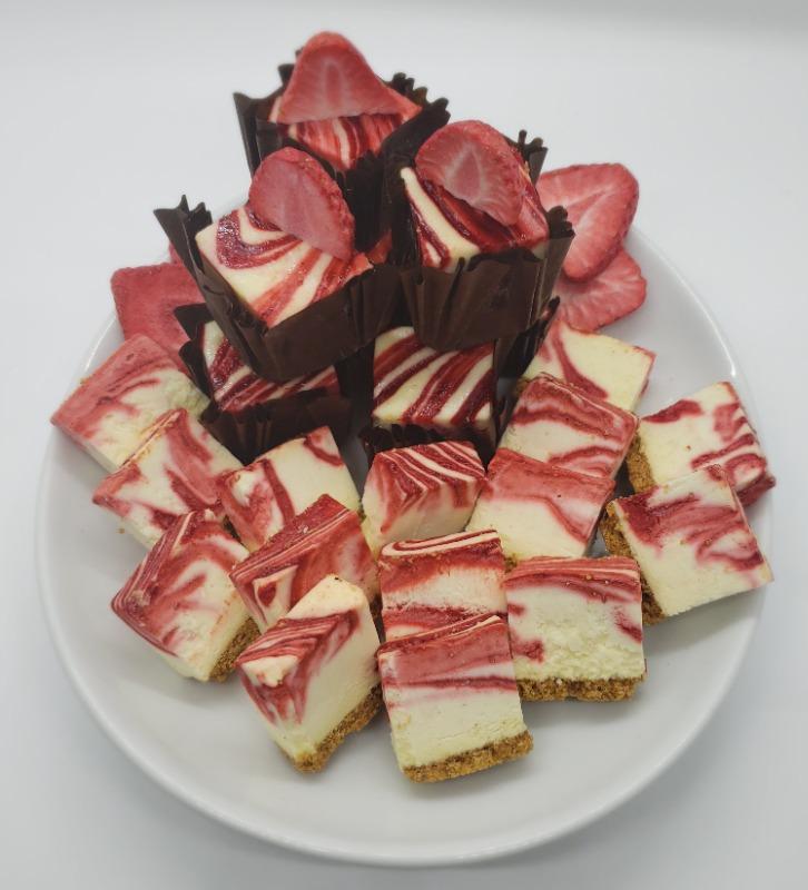 Freeze Dried Cheesecake Strawberry Swirl - Customer Photo From Nurseychic