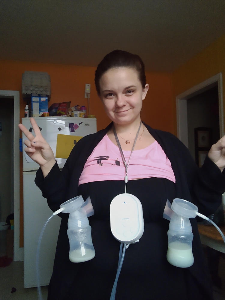 Genie Advanced Portable Breast Pump - Customer Photo From Tarah Brown-Milsap