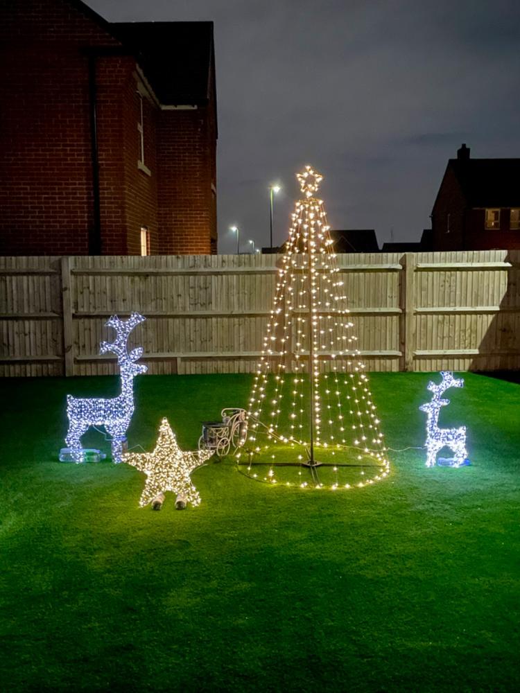 Festive Outdoor Light Up Tree Agriframes Agriframes UK