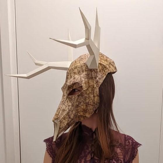 Deer Skull Mask - Customer Photo From Ineke