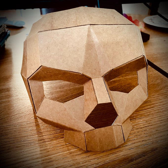 Hotel Artemis Skull Mask - Customer Photo From Kevin McDermott