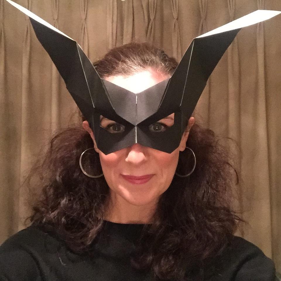 Bat Half Mask - Customer Photo From Montserrat T.