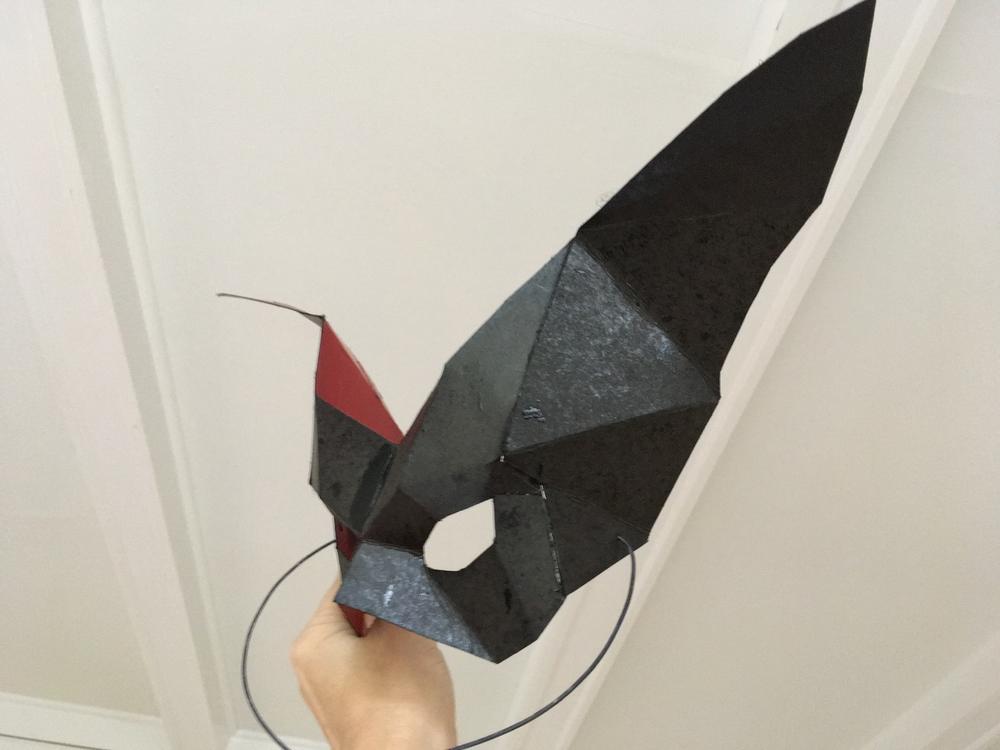 Bat Half Mask - Customer Photo From Sirid K.