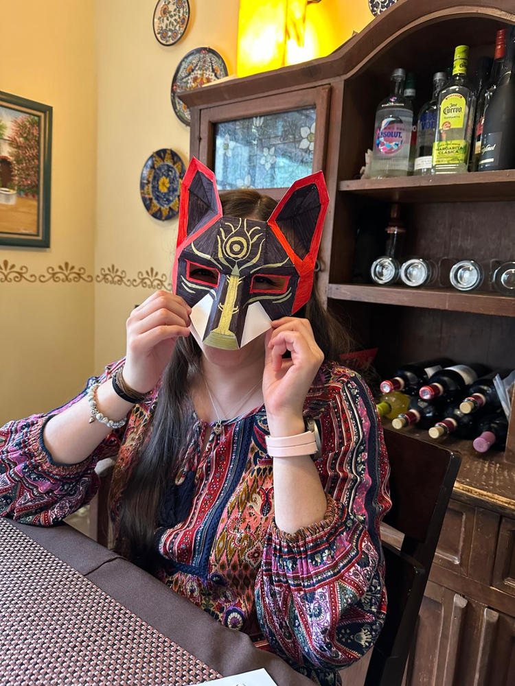 Fox Half Mask - Customer Photo From Karen Valdovinos