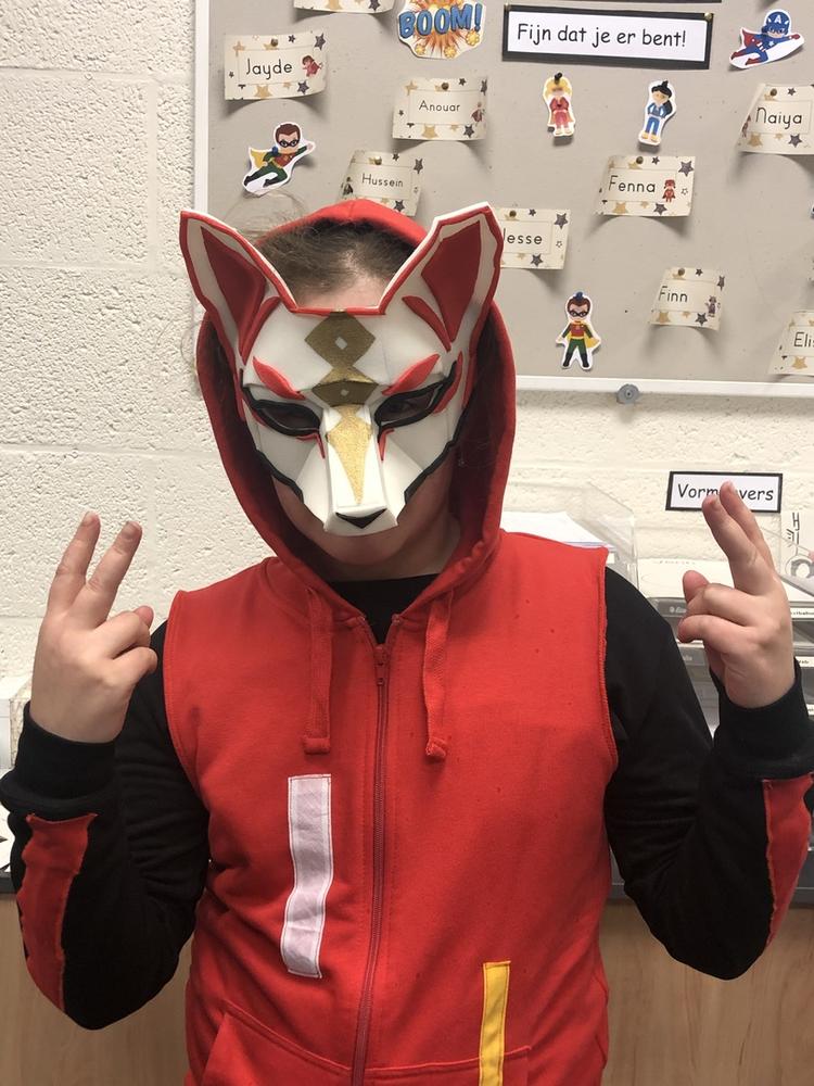 Fox Half Mask - Customer Photo From Daniella S.