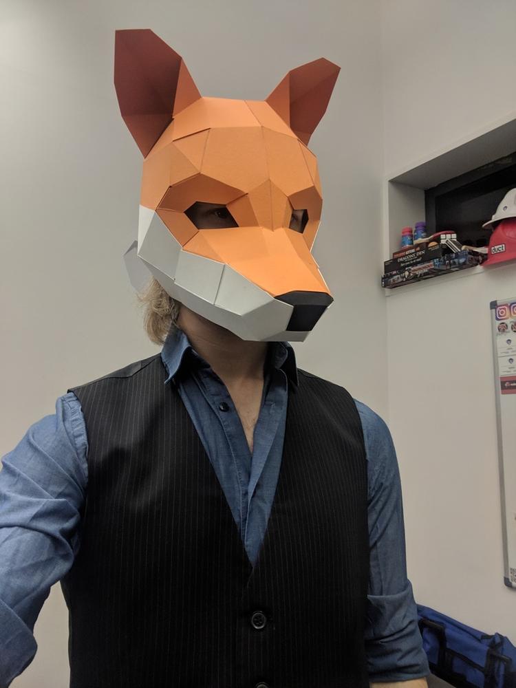 Fox Trophy Mask - Customer Photo From Adam L.