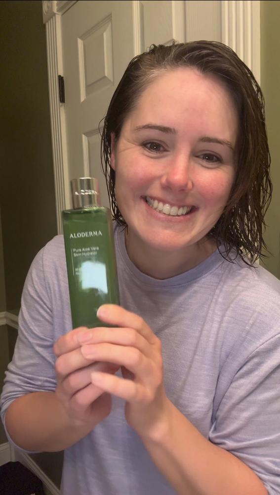 Pure Aloe Vera Skin Hydrator - 99.8% Organic Aloe - Customer Photo From Jessica Kilpatrick
