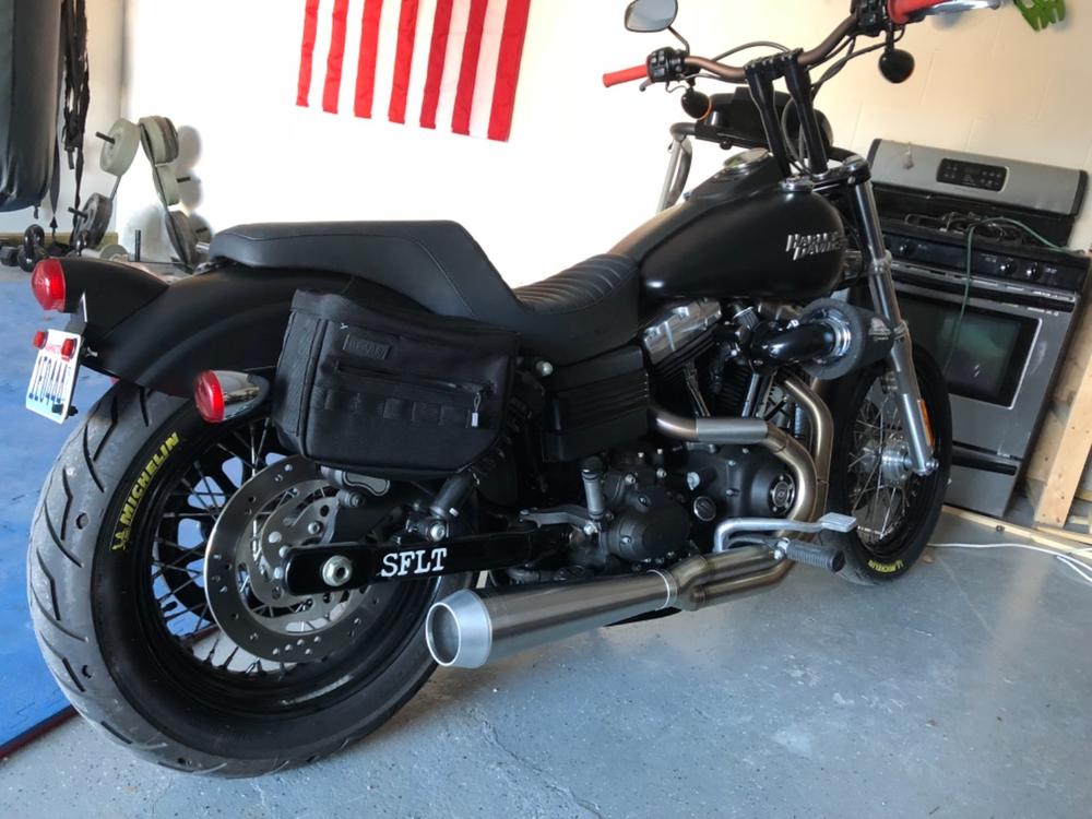 harley fxr saddlebags