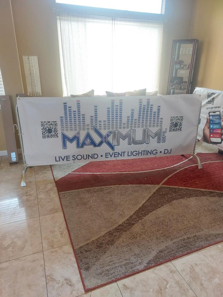 Custom Vinyl Banner - Customer Photo From Marcus Ringgold