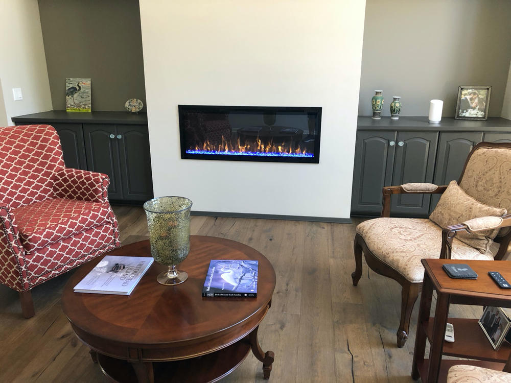 Sideline Elite 50 Inch Recessed Smart Electric Fireplace 80036 - Customer Photo From David Feiner
