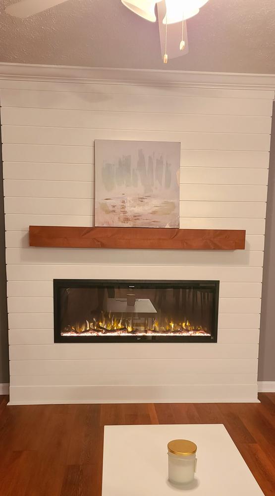 Sideline Elite 50 Inch Recessed Smart Electric Fireplace 80036 - Customer Photo From M.Bahta