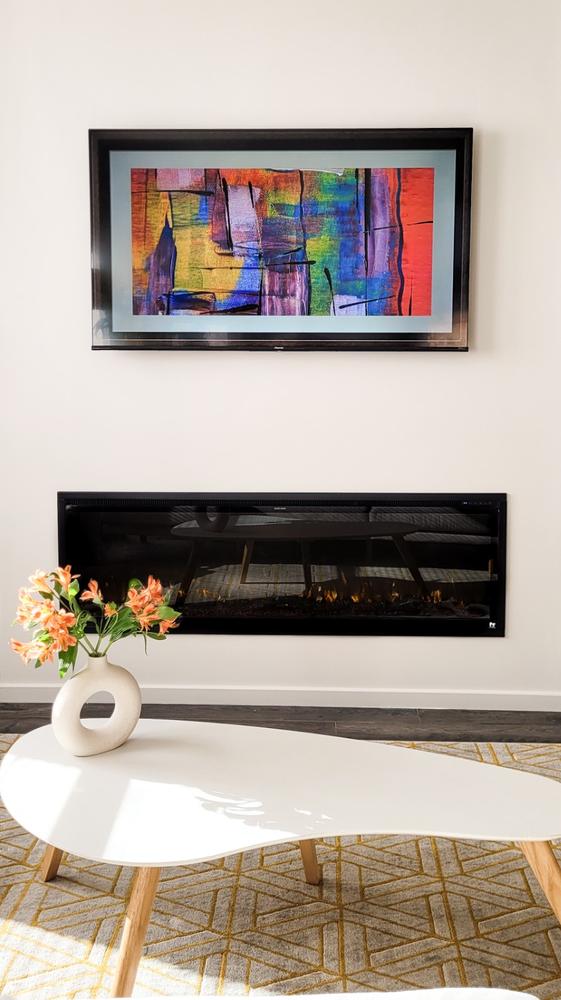 Sideline Elite 60 Inch Recessed Smart Electric Fireplace 80037 - Customer Photo From Sarah Smith