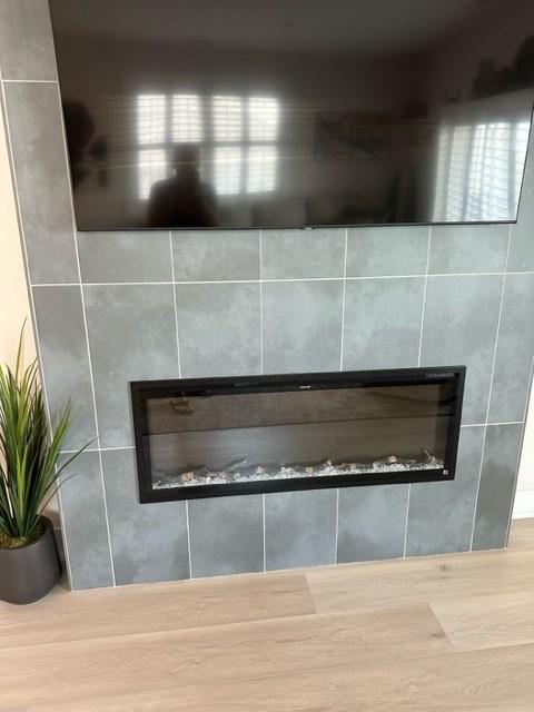 Sideline Elite 60 Inch Recessed Smart Electric Fireplace 80037 - Customer Photo From Michael Linsalata