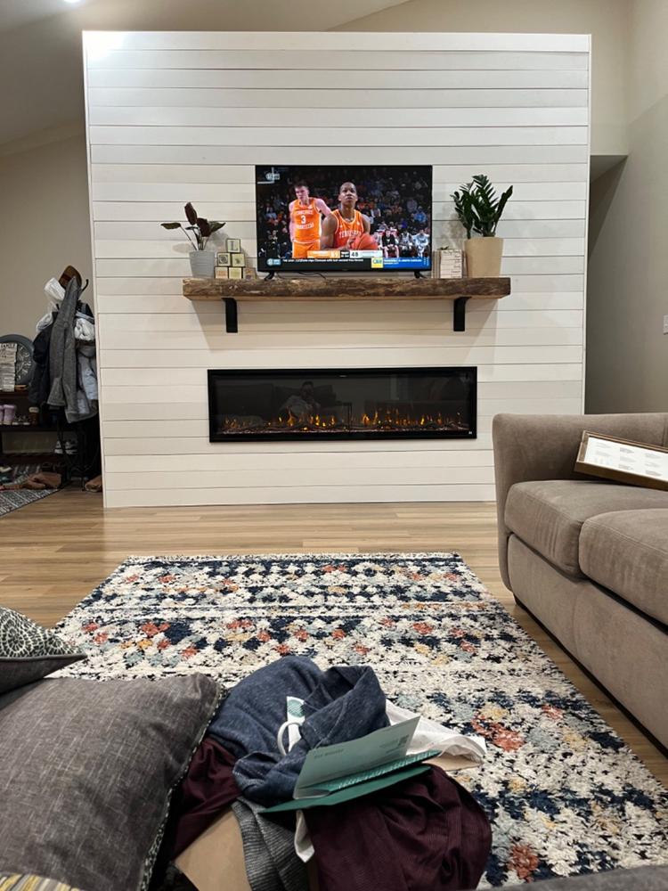 Sideline Elite 72 Inch Recessed Smart Electric Fireplace 80038 - Customer Photo From Matthew Loy