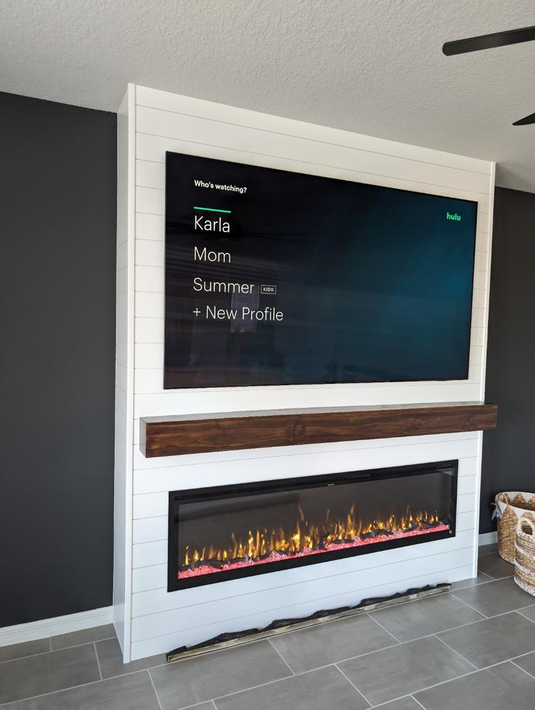 Sideline Elite 72 Inch Recessed Smart Electric Fireplace 80038 - Customer Photo From Daniel Traylor