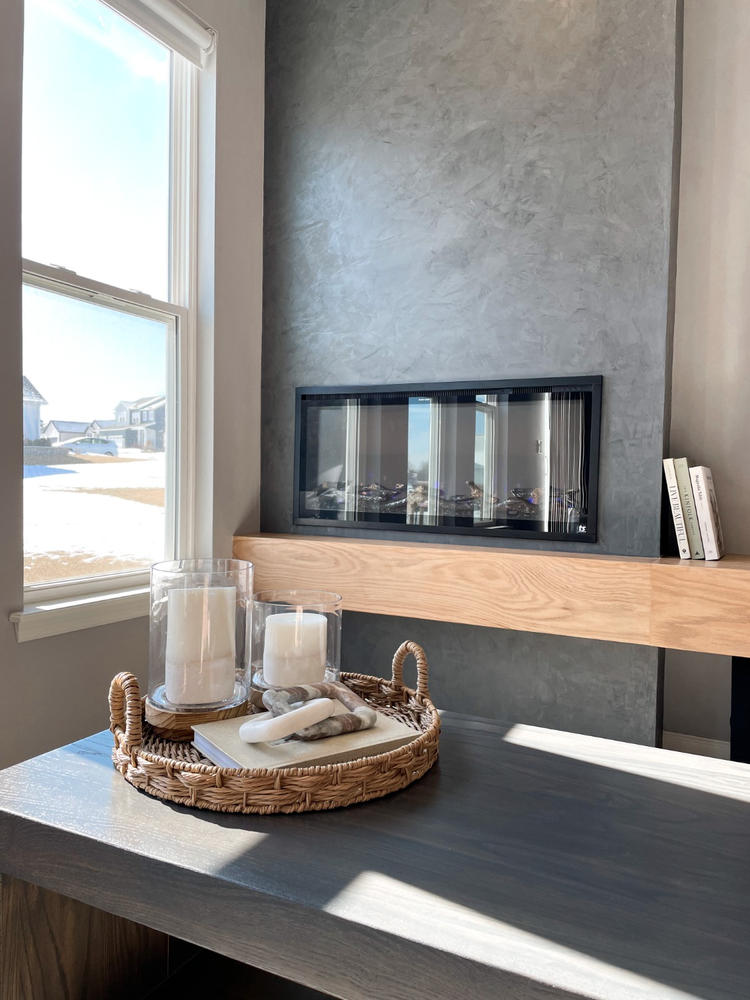 Sideline Elite 42 inch Recessed Smart Electric Fireplace 80042 - Customer Photo From Demi Halloran